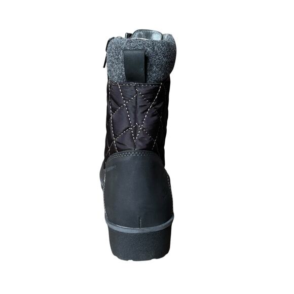 NWB JBU Summit Waterproof Fleece-Lined High Ankle Hiker Boots Women’s 8.5 Black - Picture 4 of 5